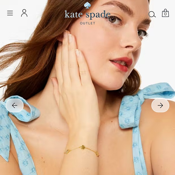 Kate Spade Gold Heart Bracelet - Picture 3 of 3